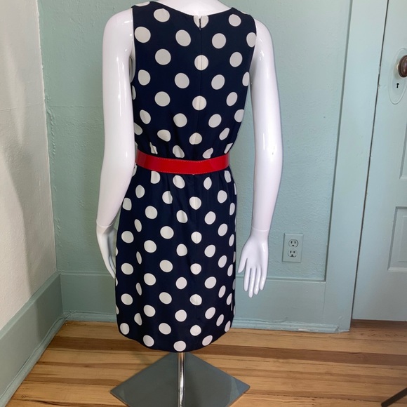 J Crew Dress with Belt and Earrings 2 - Picture 2 of 6